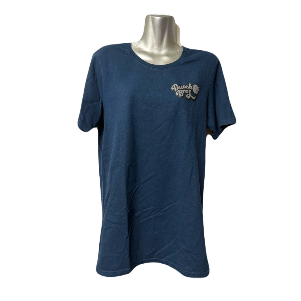 Dutch Bros Short Sleeve, Dark Blue Iconic Tee